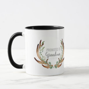 Taza Rústico ángel y vegetación promocionado a la ab