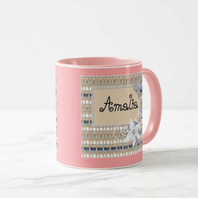 Taza Rústico, boda (Anverso derecho)