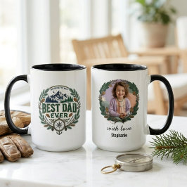 Taza Rústico Mejor Papá del Mundo – Regalo para el Día 