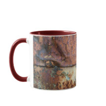 Rusto Metalizado lateral del viejo edificio indust