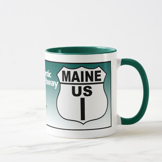 Taza Ruta 1 de los Estados Unidos - La Carretera Atlánt (Derecha)