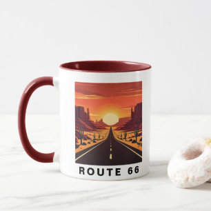 Taza Ruta 66 Arizona USA Viaje Retro