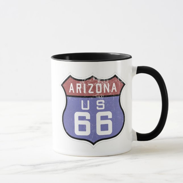 Taza Ruta de Arizona 66 Café Mug (Derecha)
