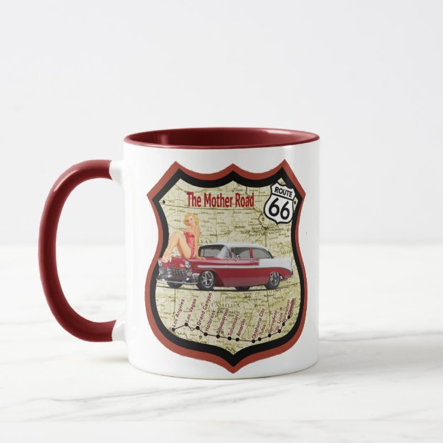 Taza Ruta de la cosecha 66 Mug (Izquierda)