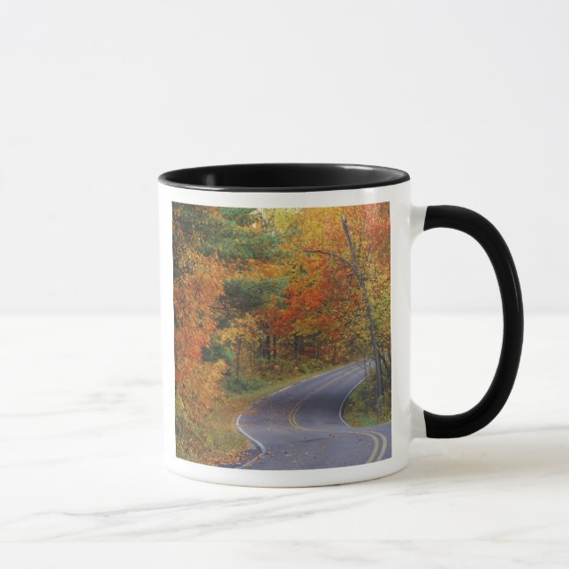 Taza Ruta de los árboles de otoño en el Parque Estatal  (Derecha)