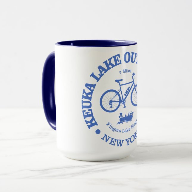 Taza Ruta de salida del lago Keuka (ciclismo) (Anverso izquierdo)