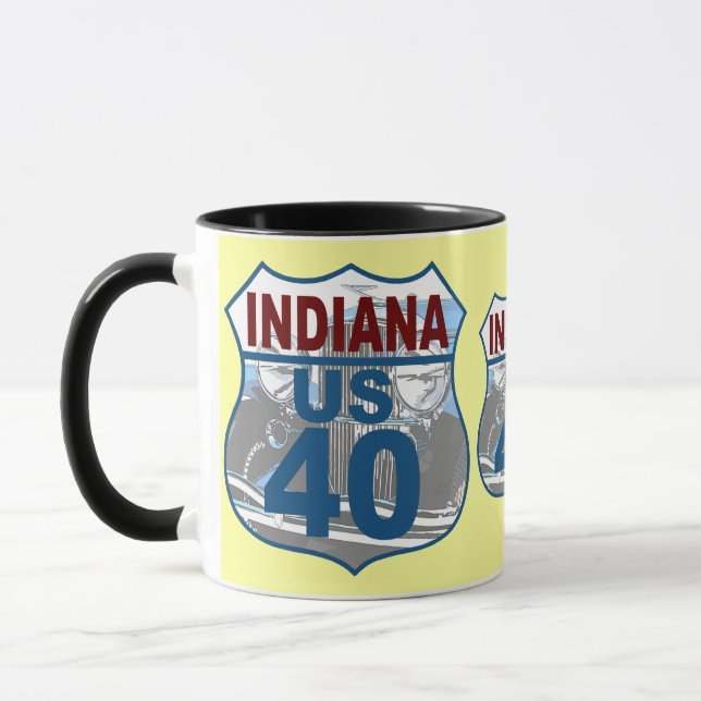 Taza Ruta Indiana US 40 - Duesenberg (Izquierda)