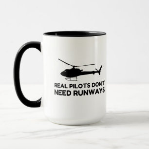 Taza Rutas de PILOTO de Helicóptero