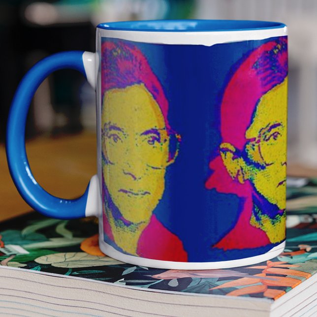 Taza Ruth Bader Ginsburg 1983, retrato de arte pop (Subido por el creador)
