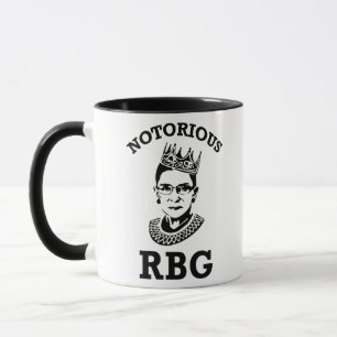 Taza Ruth Bader Ginsburg Mug, mujeres de RBG, célebre R