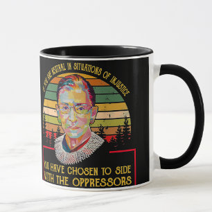 Taza Ruth Bader Ginsburg Sigue La Buena Lucha - RBG