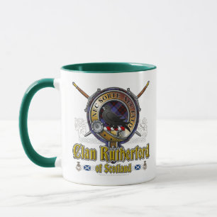Taza Rutherford Clan Badge