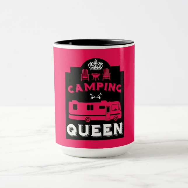 Taza RV Camping Queen USA (Centro)