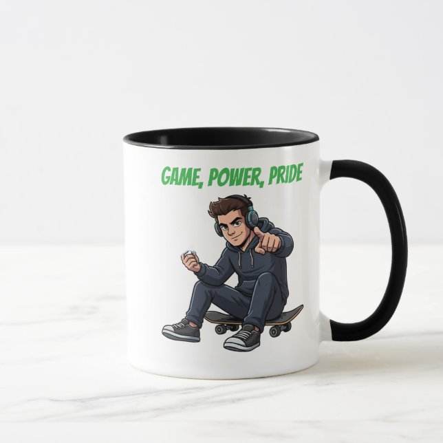 Taza Ryder Game Power Pride – Estilo Urban Gamer (Derecha)