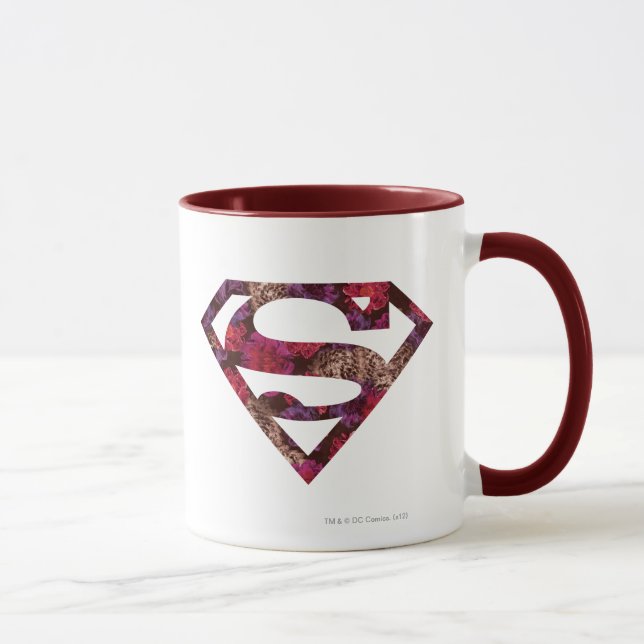 Taza S-Shield floral rosa (Derecha)