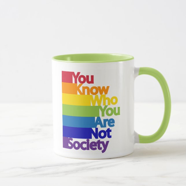 Taza Sabes a quién no eres sociedad (Derecha)