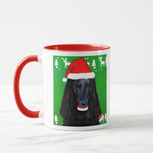 Taza Sabueso Afgano Negro