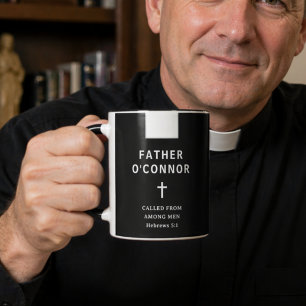 Taza Sacerdote Católico Hebreos 5:1 Vocación Diseño