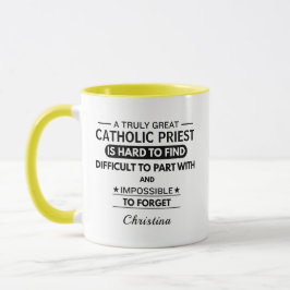 Taza Sacerdote católico personalizado