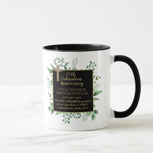 Taza Sacerdote Mugs - Aniversario de la Ordenación Pers (Derecha)