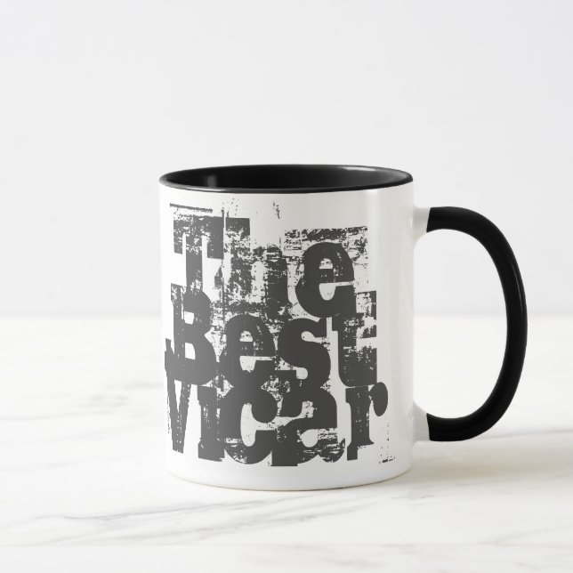 Taza Sacerdote parroquial o regalo vicar. El mejor Vica (Derecha)