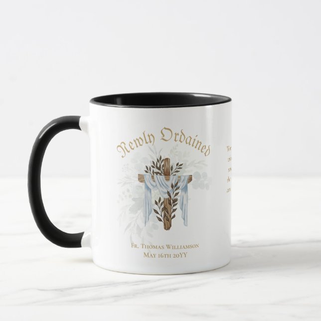 Taza Sacerdote recién ORDADO Pastor Deacon Ministro Nun (Izquierda)