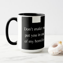 Sacerdote y diácono Homily Mug