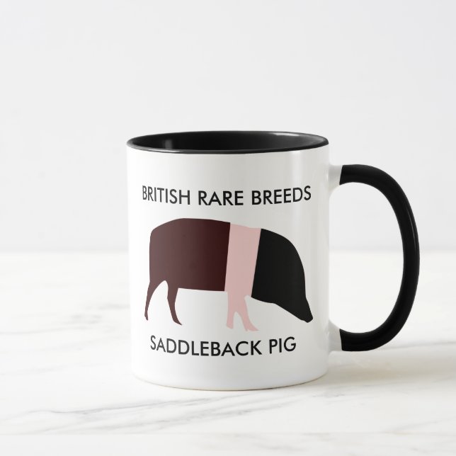 Taza Saddleback Pig Mug (Derecha)