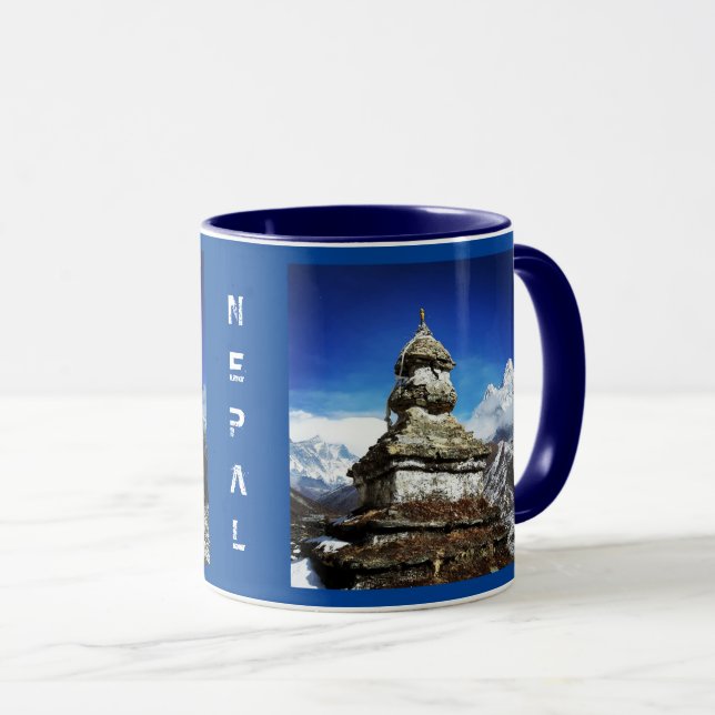 Taza Sagarmatha - Nepal, opiniones sobre el Everest, Am (Anverso derecho)