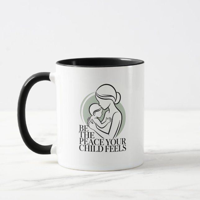 Taza Sage Mother Baby Silhouette Mantra (Izquierda)