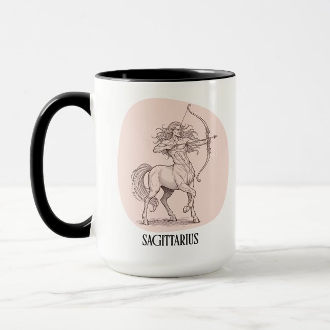 Taza Sagittarius November Zodiac Birthday Gift Present (Izquierda)
