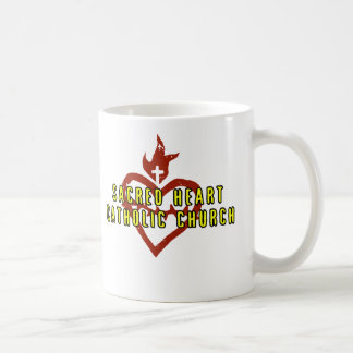 Taza sagrada de la iglesia católica del corazón