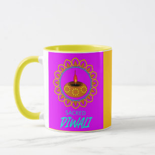 Taza sagrada fiesta india diwali