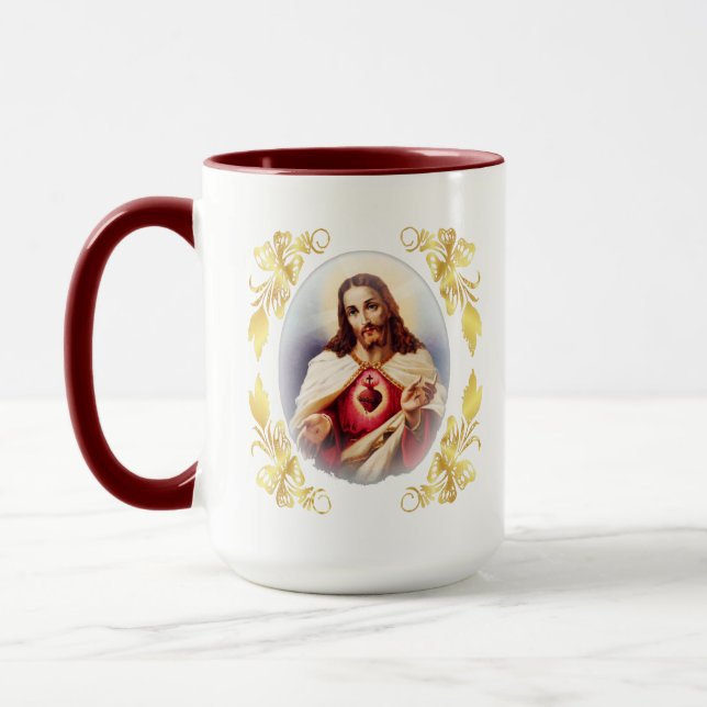 Taza Sagrado Corazón de Jesús Detente (Izquierda)