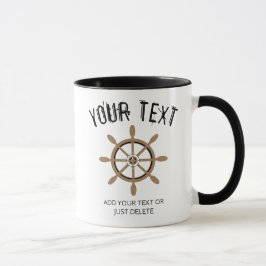 Taza Sailor, pescador, capitán, escuela de vela Regalo
