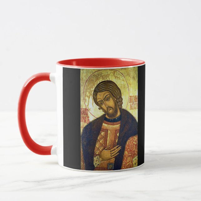 Taza Saint Alexander Nevsky* Retrato Mug (Izquierda)