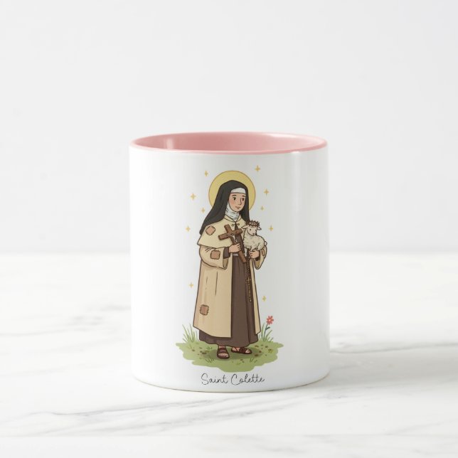 Taza Saint Colette, Saint Mug católico (Centro)