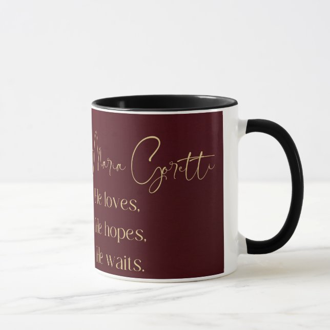 Taza Saint Maria Goretti, católico Saint Coffee Mug (Derecha)