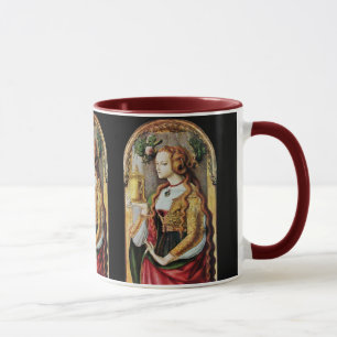 Taza SAINT MARY MAGDALENE , rojo negro