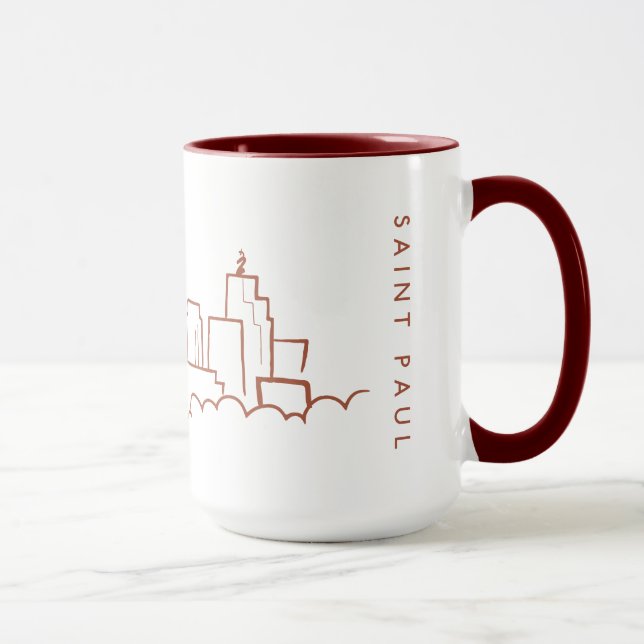 Taza Saint Paul, horizonte de Minnesota (Derecha)