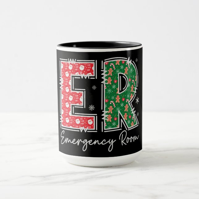 Taza Sala de Emergencias Navidad ER (Centro)
