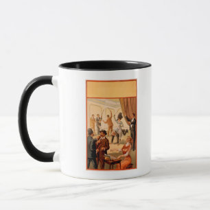 Taza Sala de mando del Hypnotist del teatro de la gente