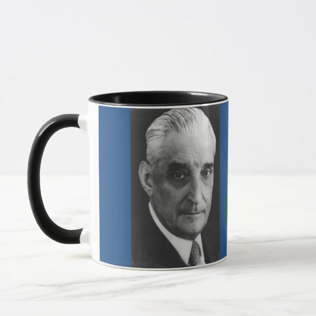 Taza Salazar, Anotonio P.M. de Portugal (Izquierda)