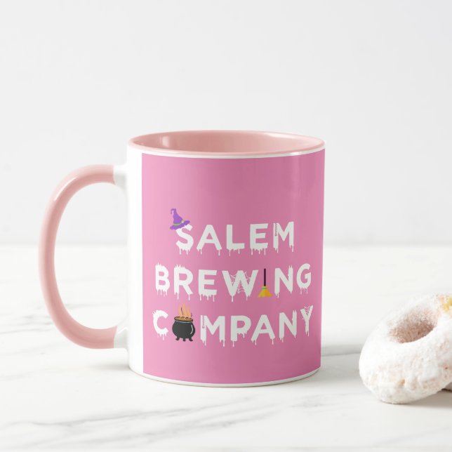 Taza Salem Brewing Company White (Con donut)