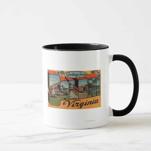 Taza Salem, VirginiaEscenas de letras grandesSalem, VA (Derecha)