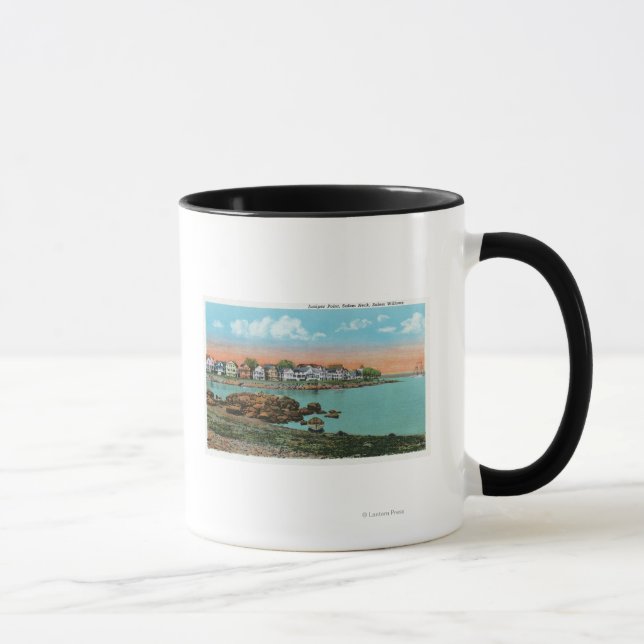 Taza Salem Willows View of Juniper Point and Salem (Derecha)