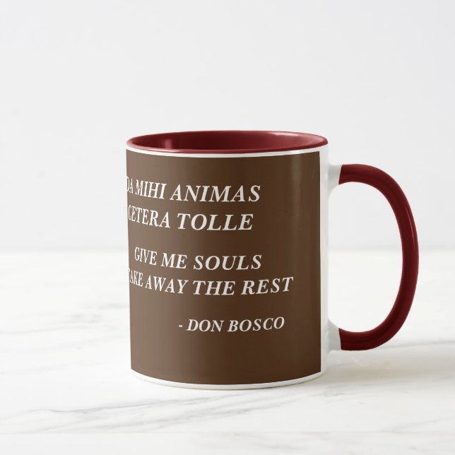 Taza Salesian Motto Mug (Derecha)