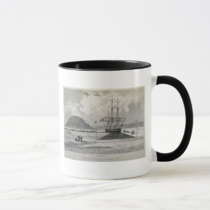 Taza Salida de los barcos de la ensenada de Hecla, el