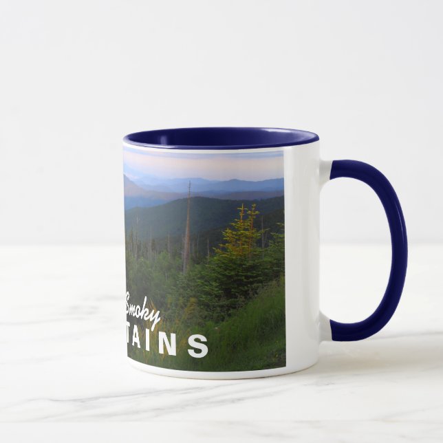 Taza Salida del sol hermosa de la bóveda de Clingman (Derecha)