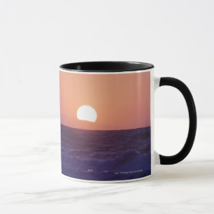 Taza Salida del sol sobre la bahía de Málaga